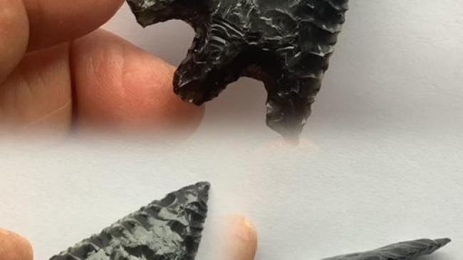 Armature de flèches en Obsidienne 